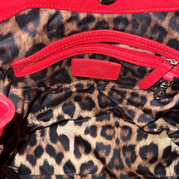 Red Jessica Simpson tote bag! - Picture 2 of 2
